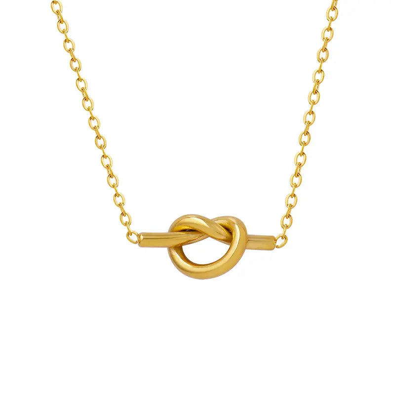 Knotted Bar necklace