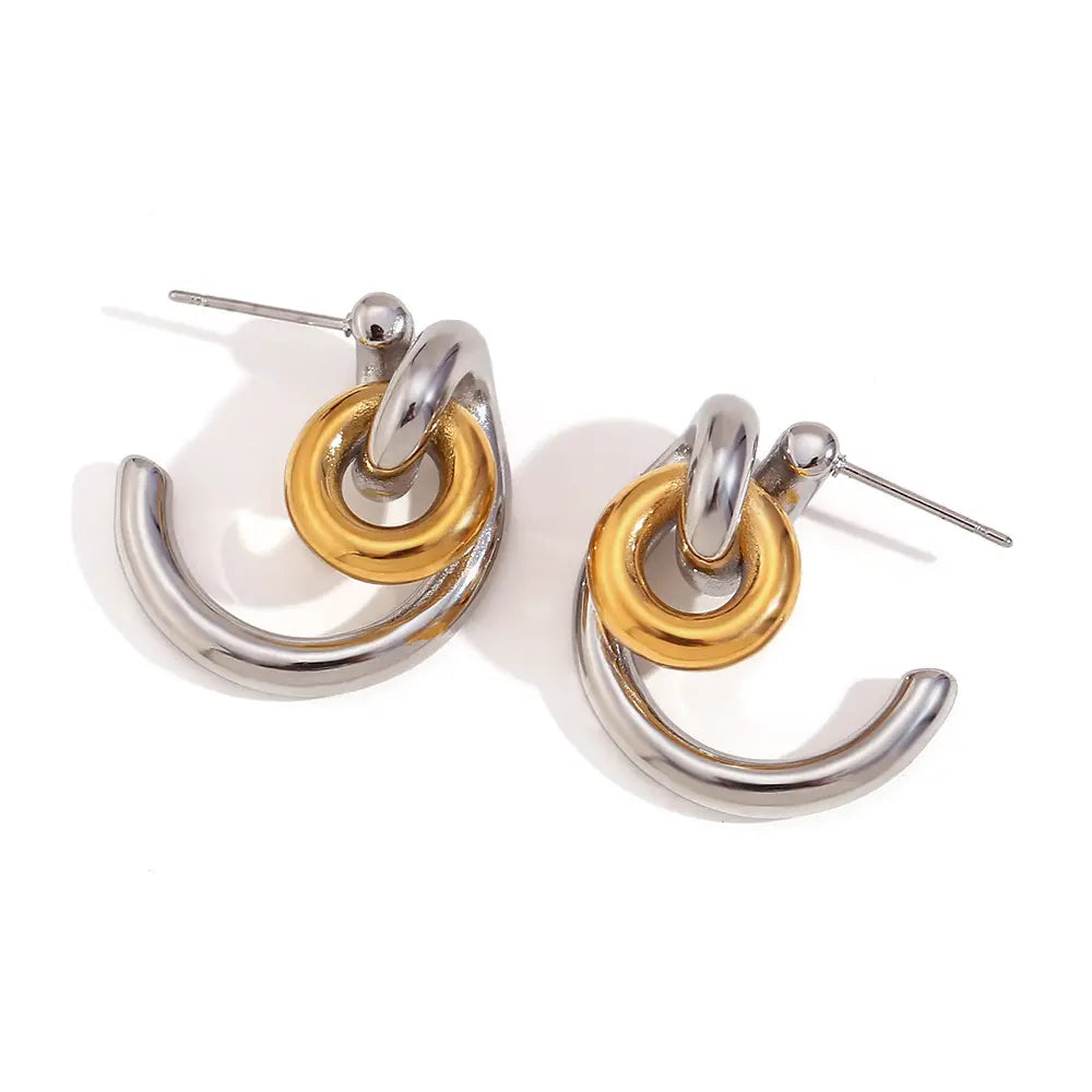 Milana Tangled Loop studs