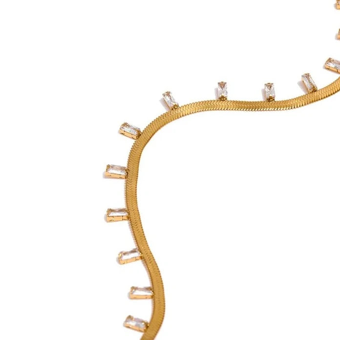 Baguette Charm necklace