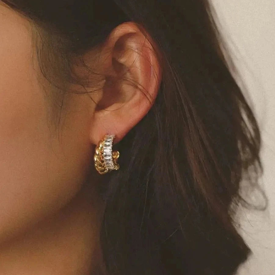 Split Brilliance studs