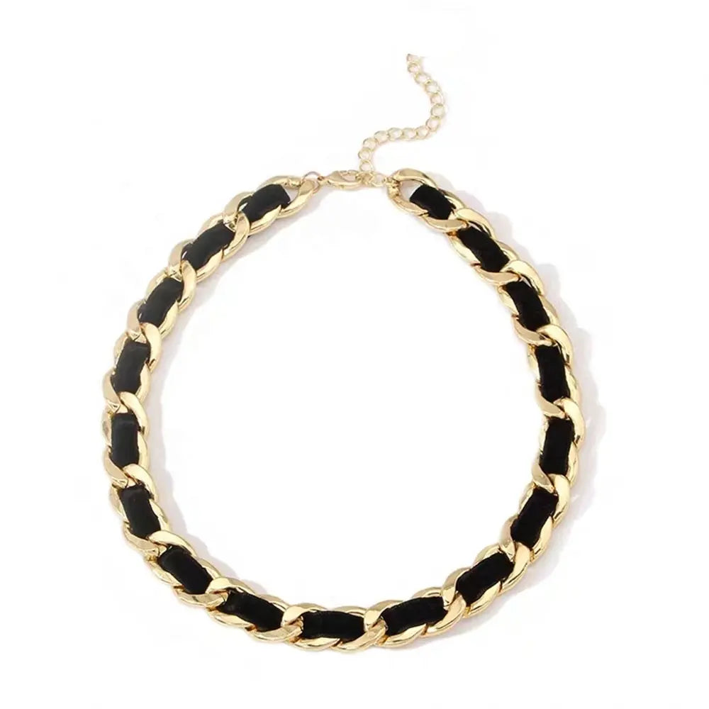 Gilded Leather bracelet