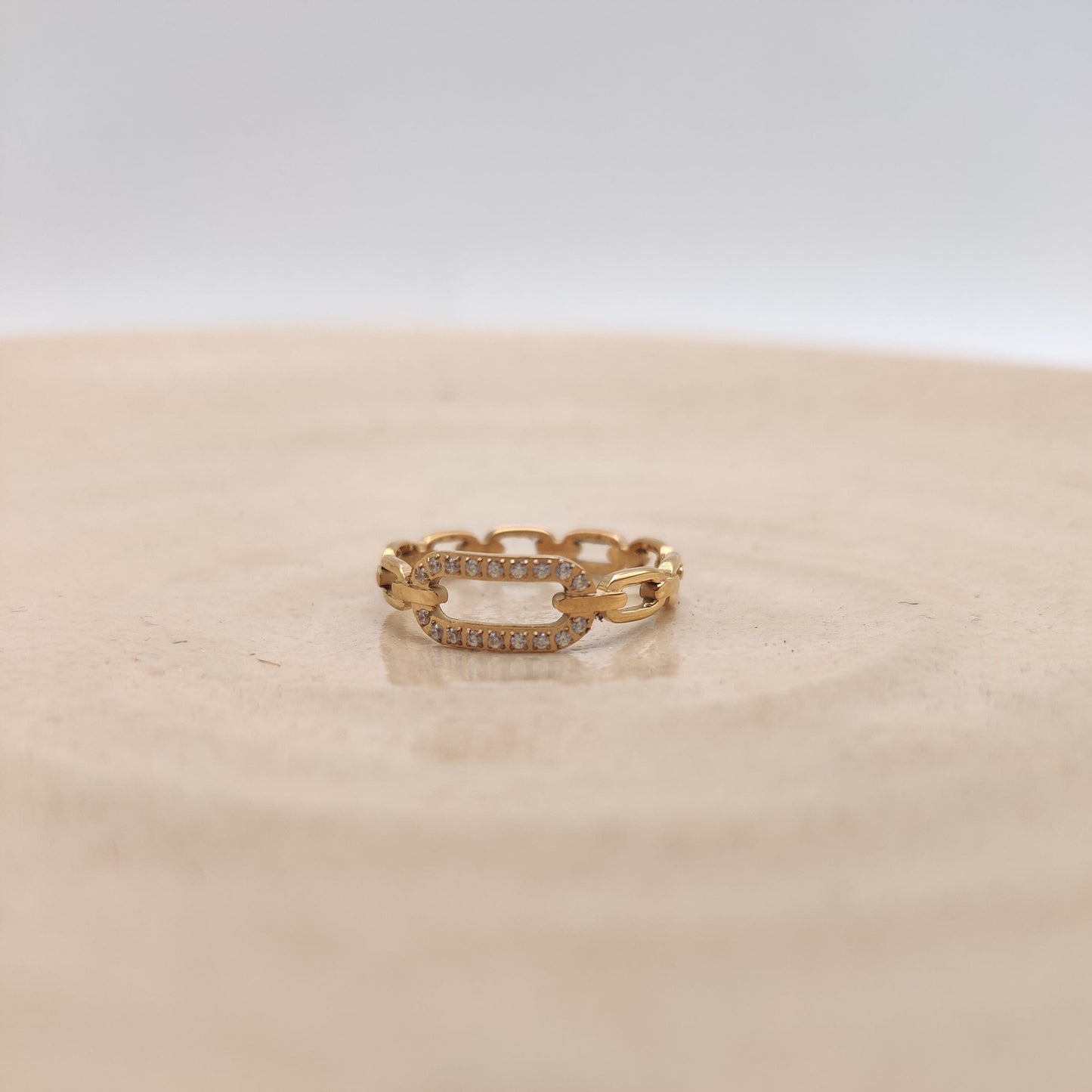 Iced Buckle ring