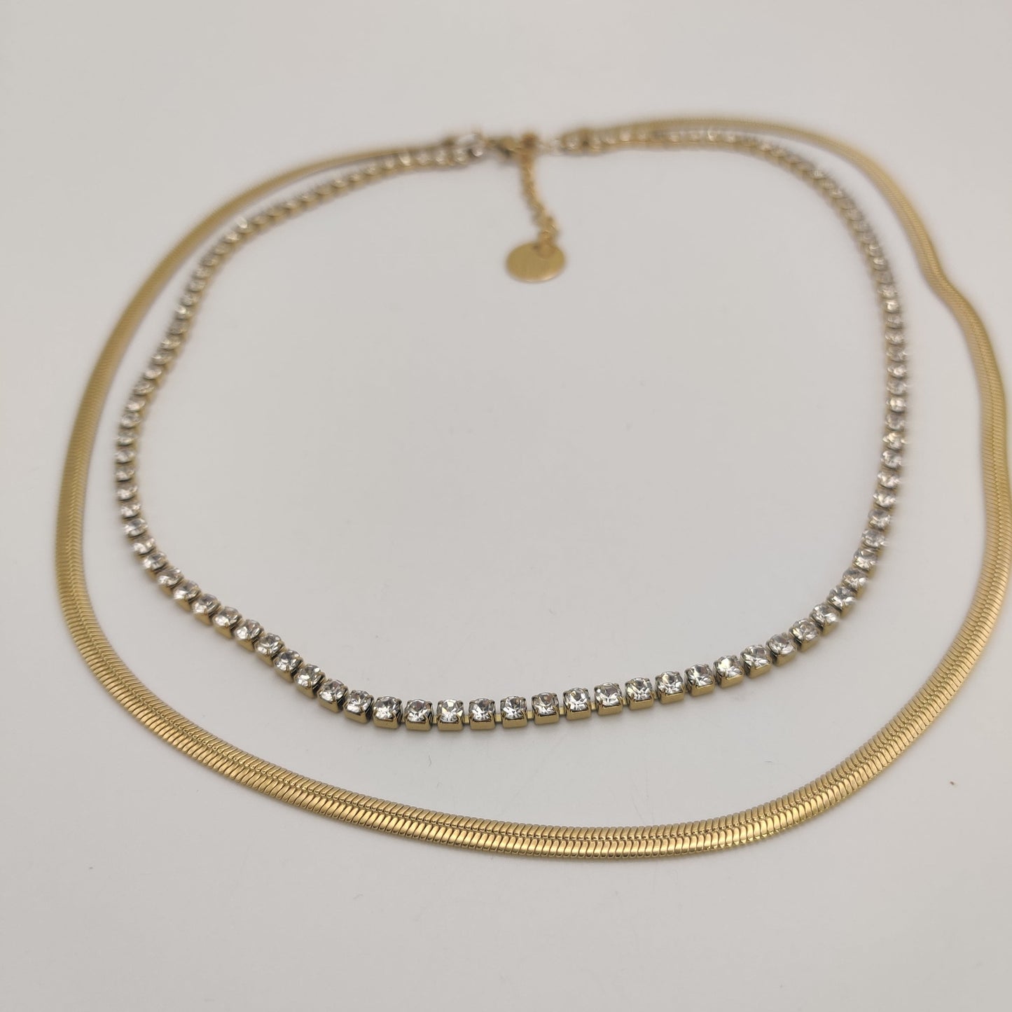 Layered Tennis chain