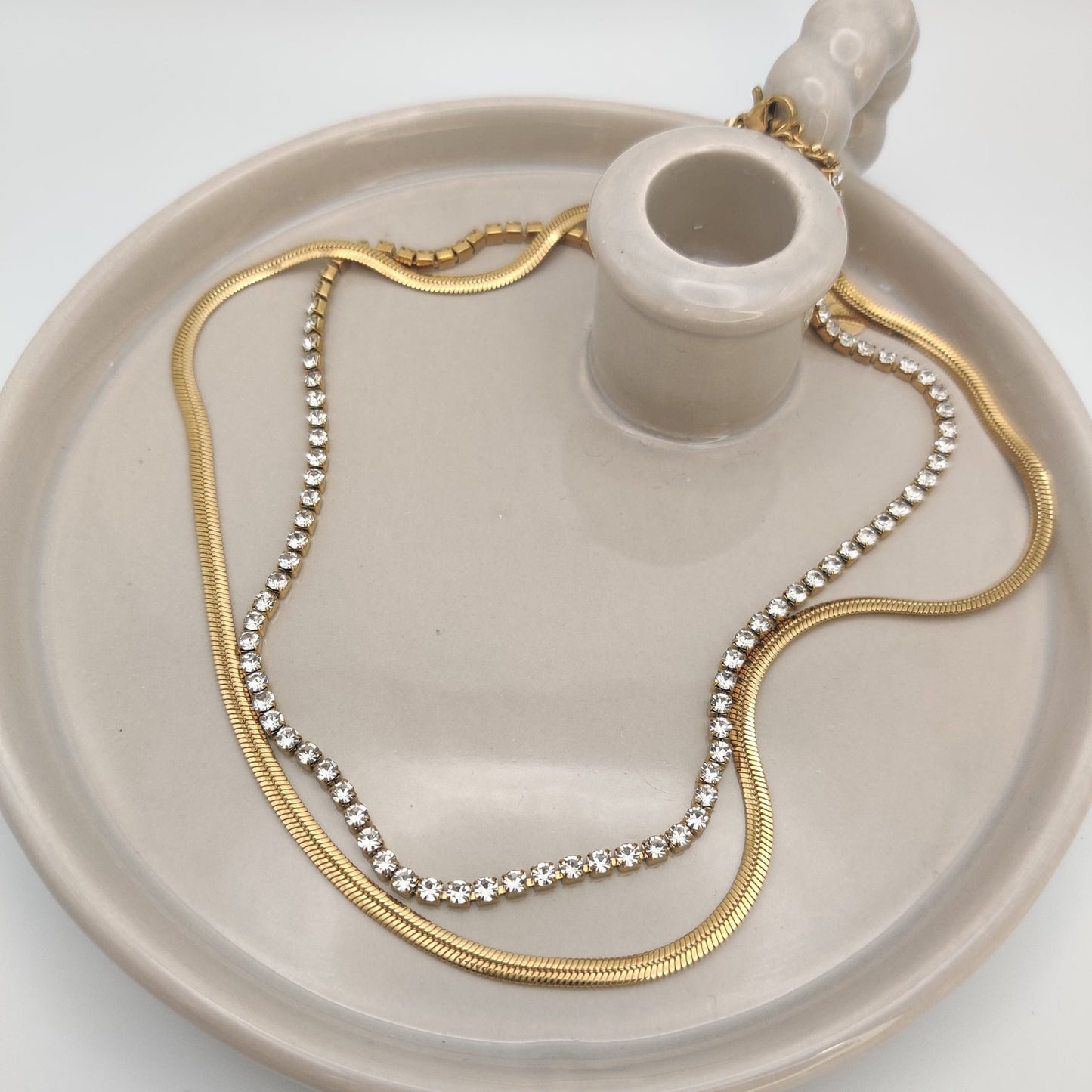 Layered Tennis chain