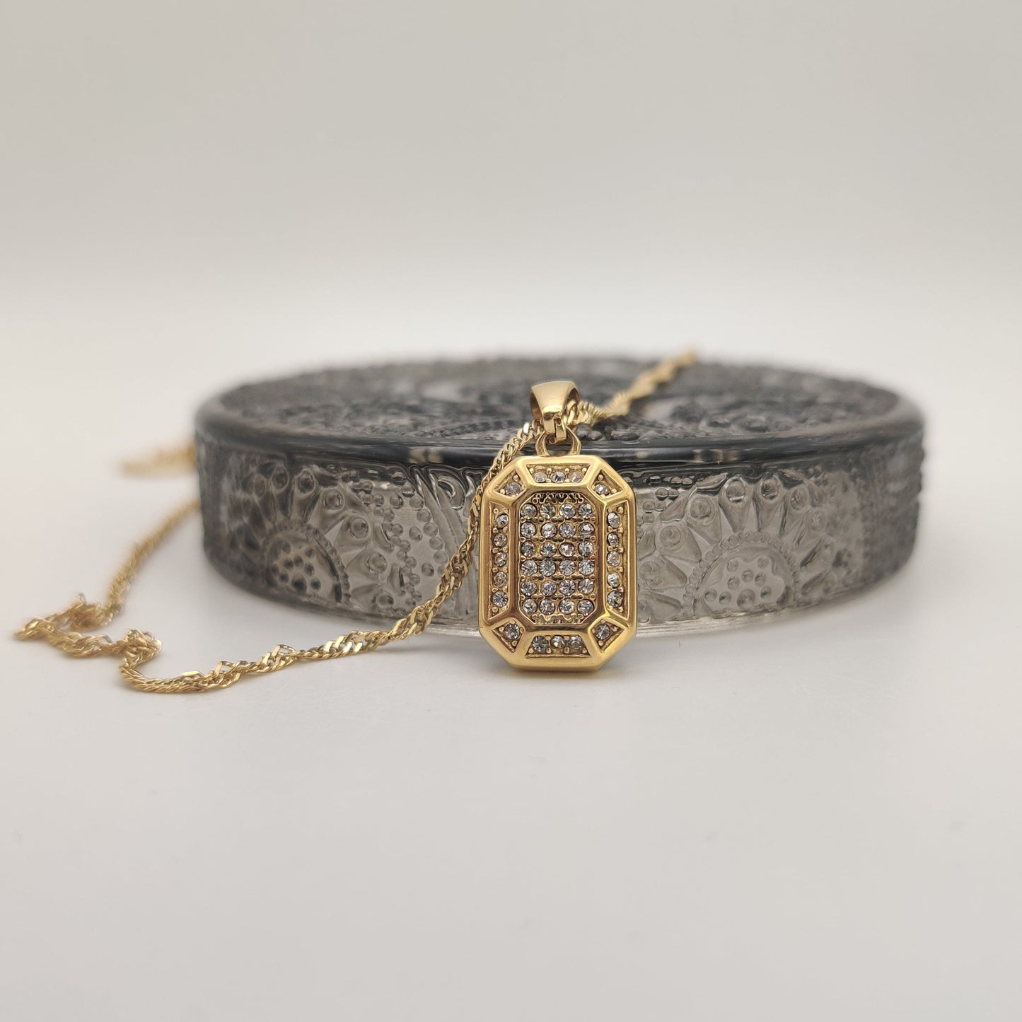 Locked in Ice necklace