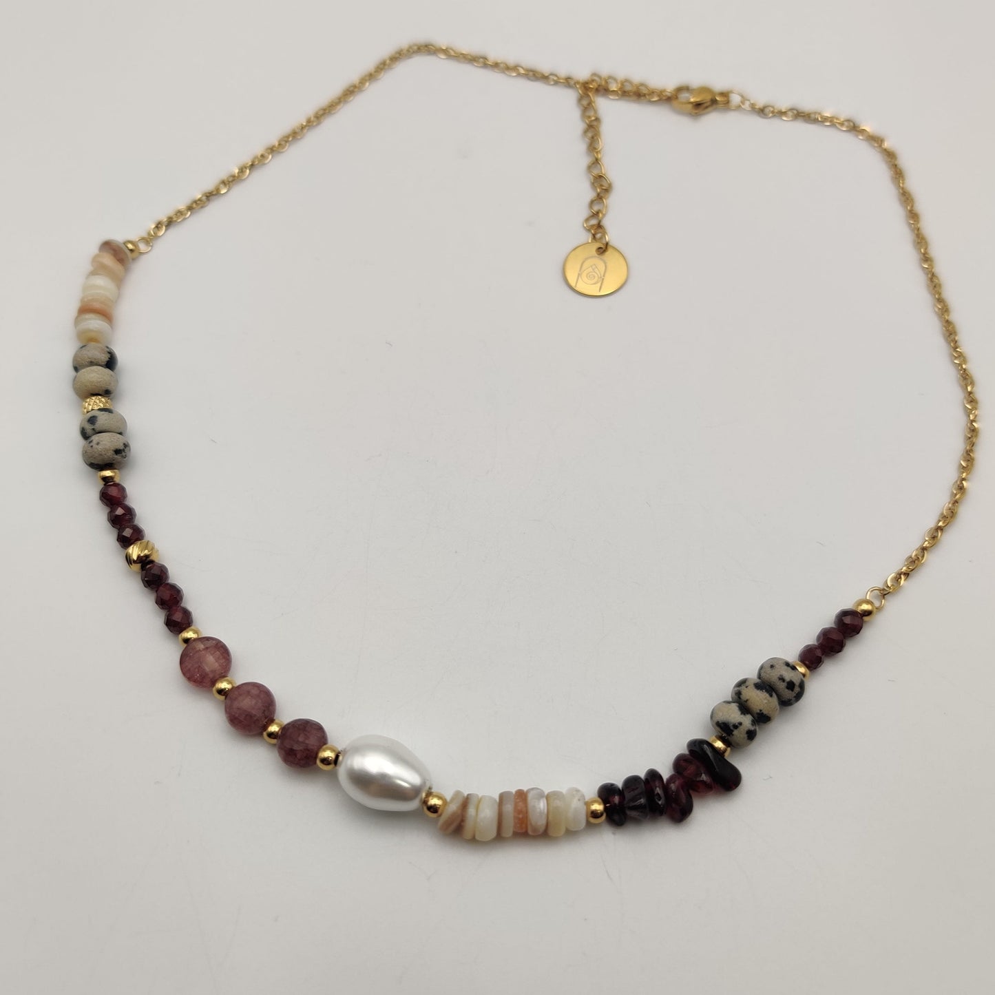 Mosaic Beaded choker
