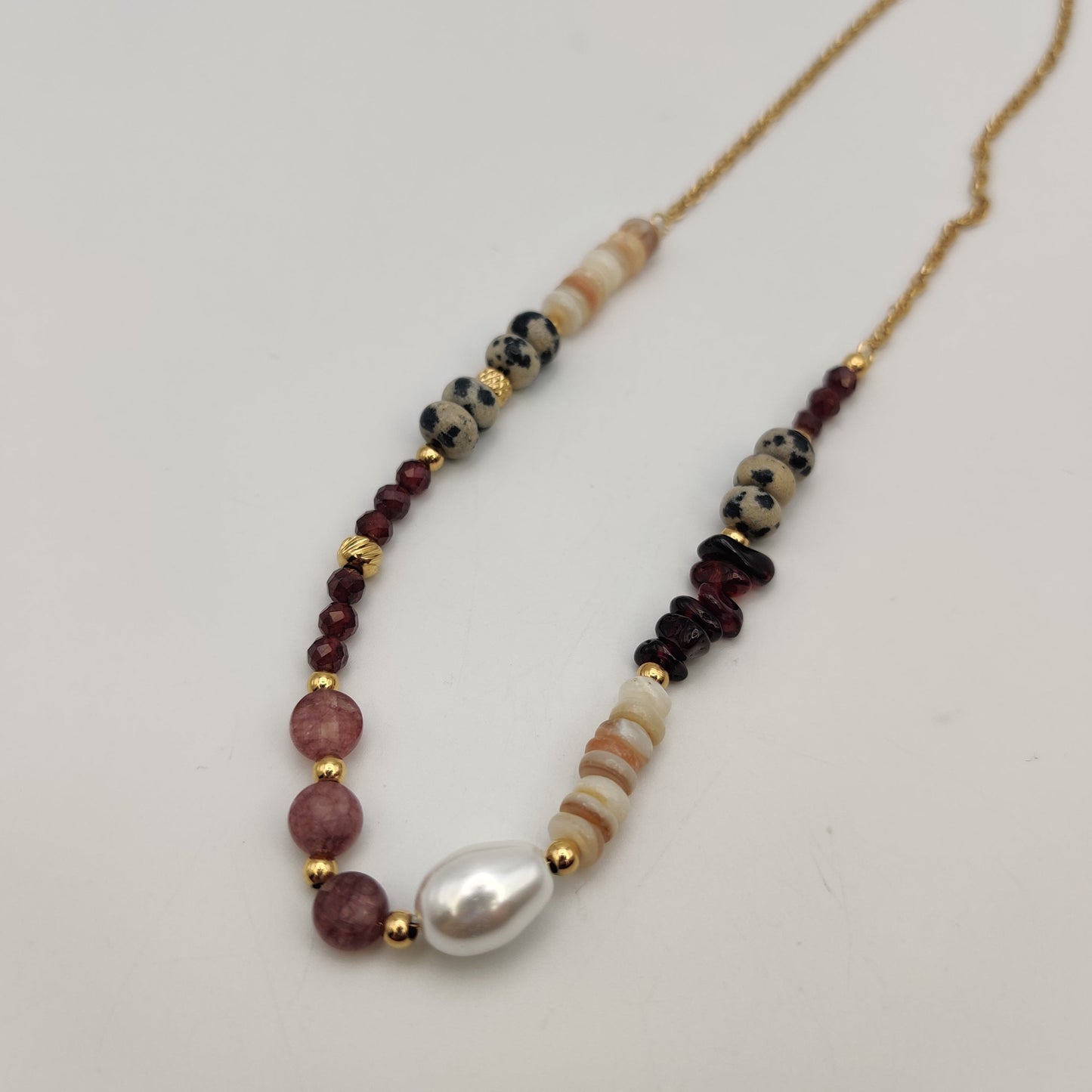 Mosaic Beaded choker