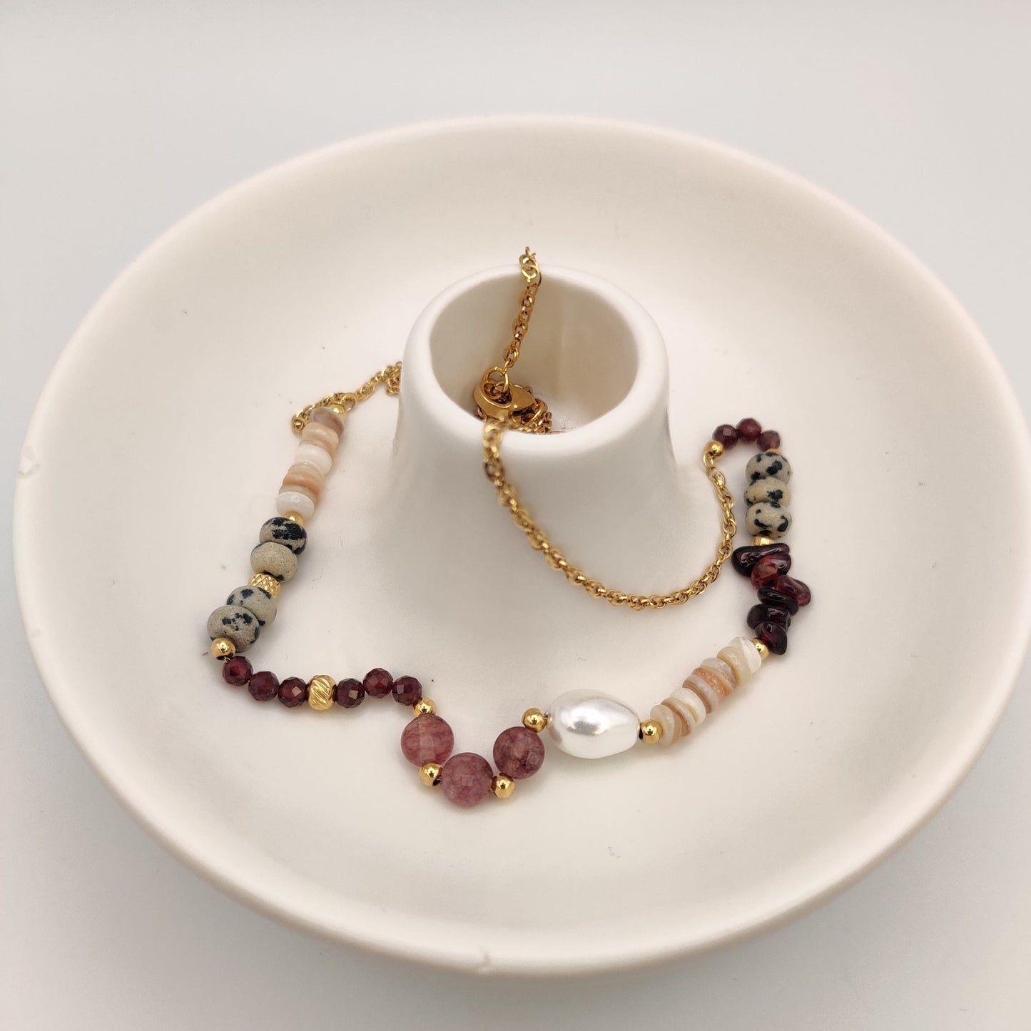 Mosaic Beaded choker