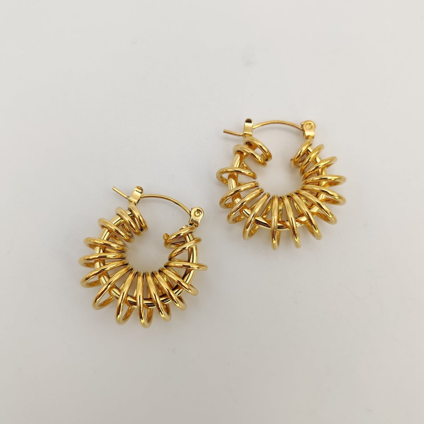 Coiled up hoops