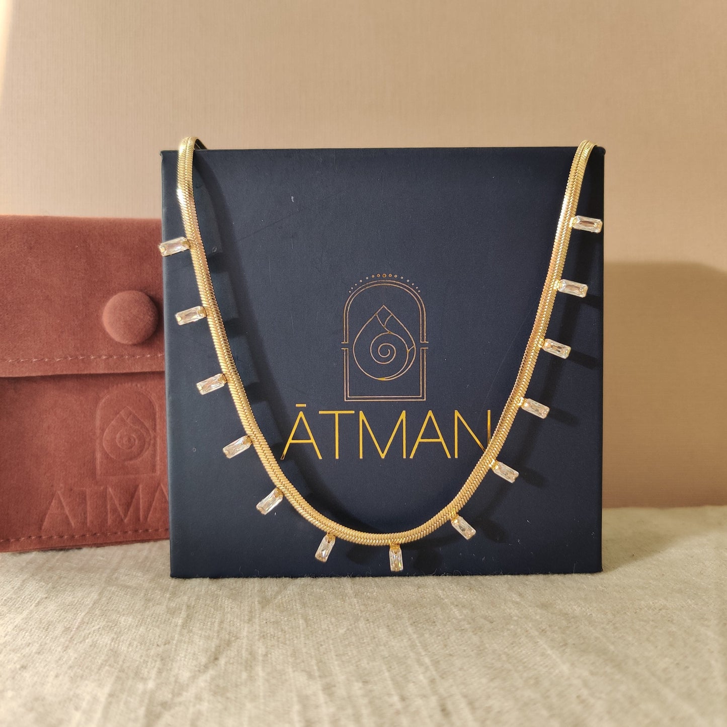 Baguette Charm necklace