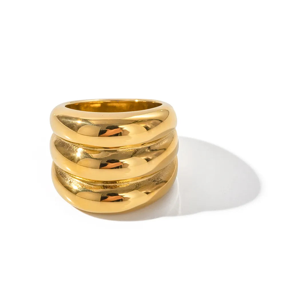 Stacked Trio ring
