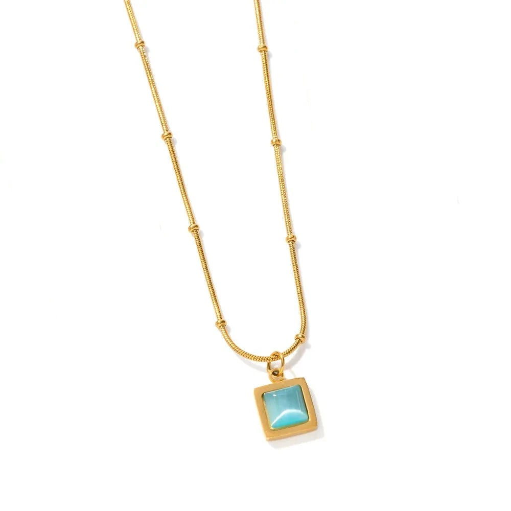 Steel Blue Pendant
