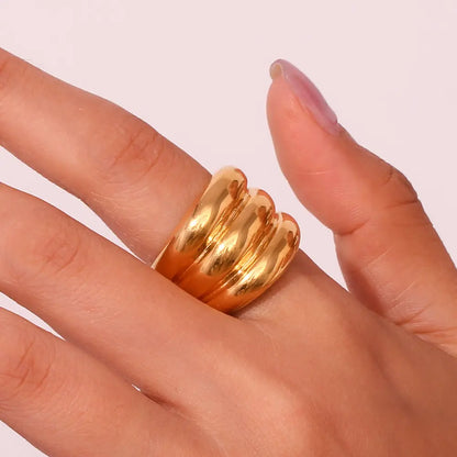 Stacked Trio ring