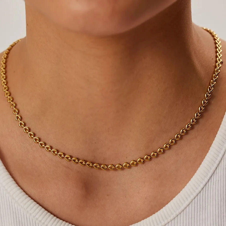 String of Hearts necklace