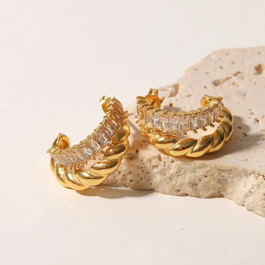 Split Brilliance studs