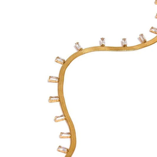 Baguette Charm necklace
