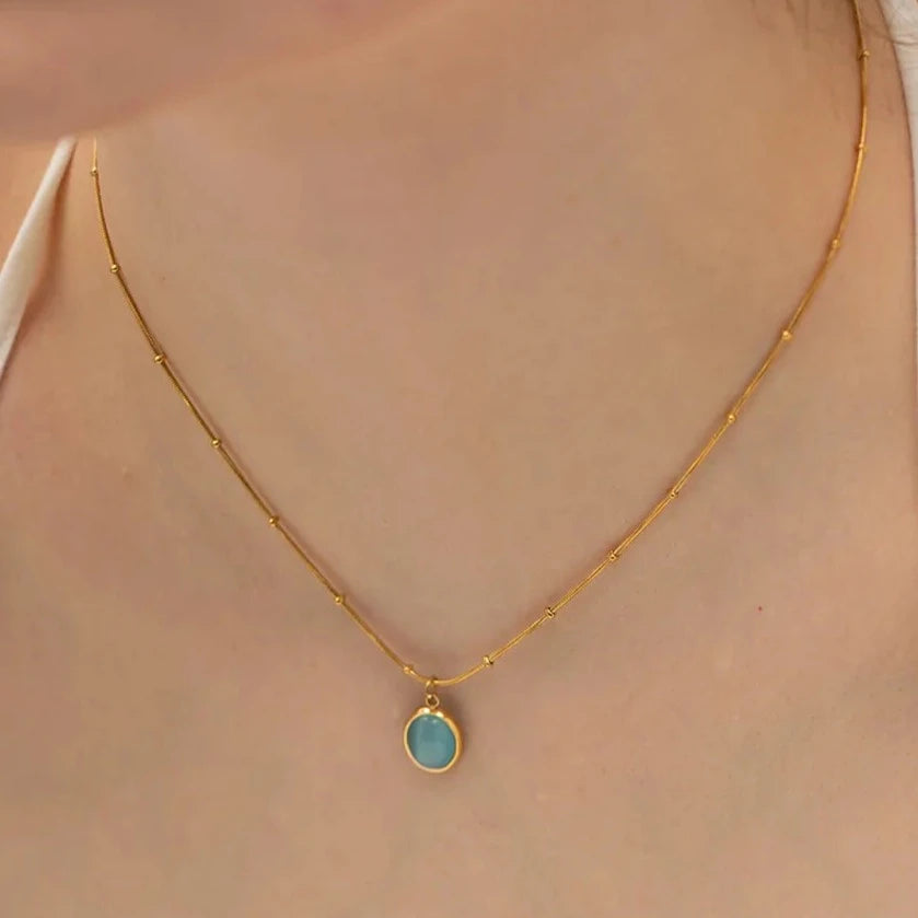 Steel Blue Pendant