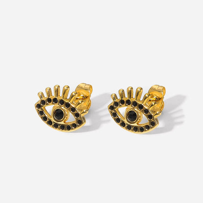 Evil Eye studs