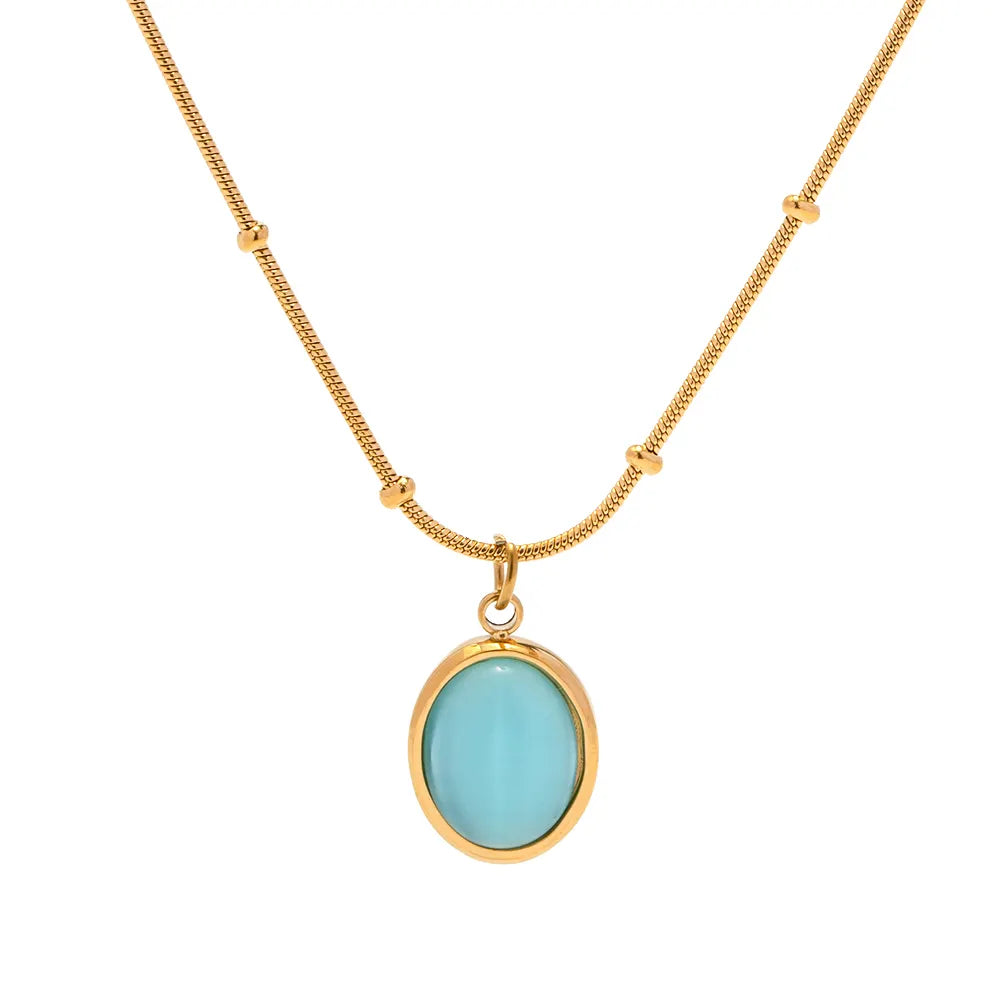 Steel Blue Pendant