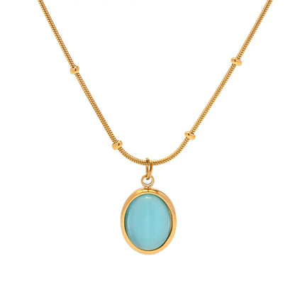 Steel Blue Pendant