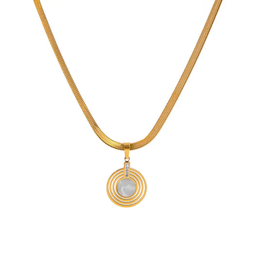Rings of Opal necklace