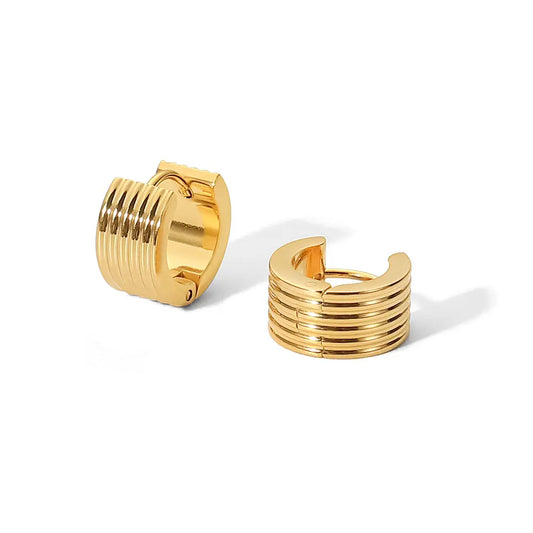 Coiled Clasp huggies
