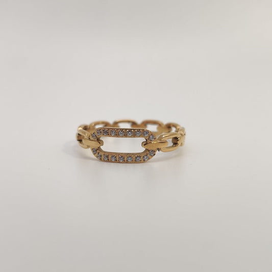 Iced Buckle ring