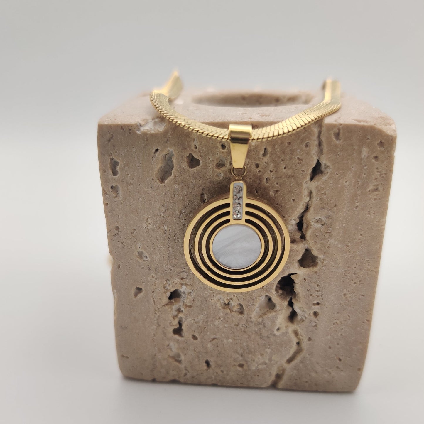 Rings of Opal necklace