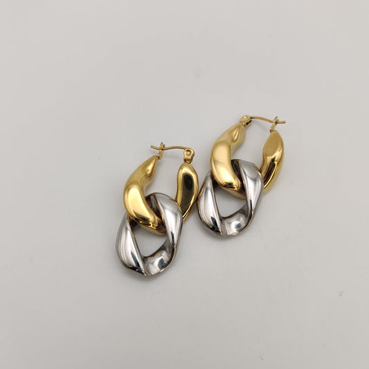 Milana Cuban Duo earrings